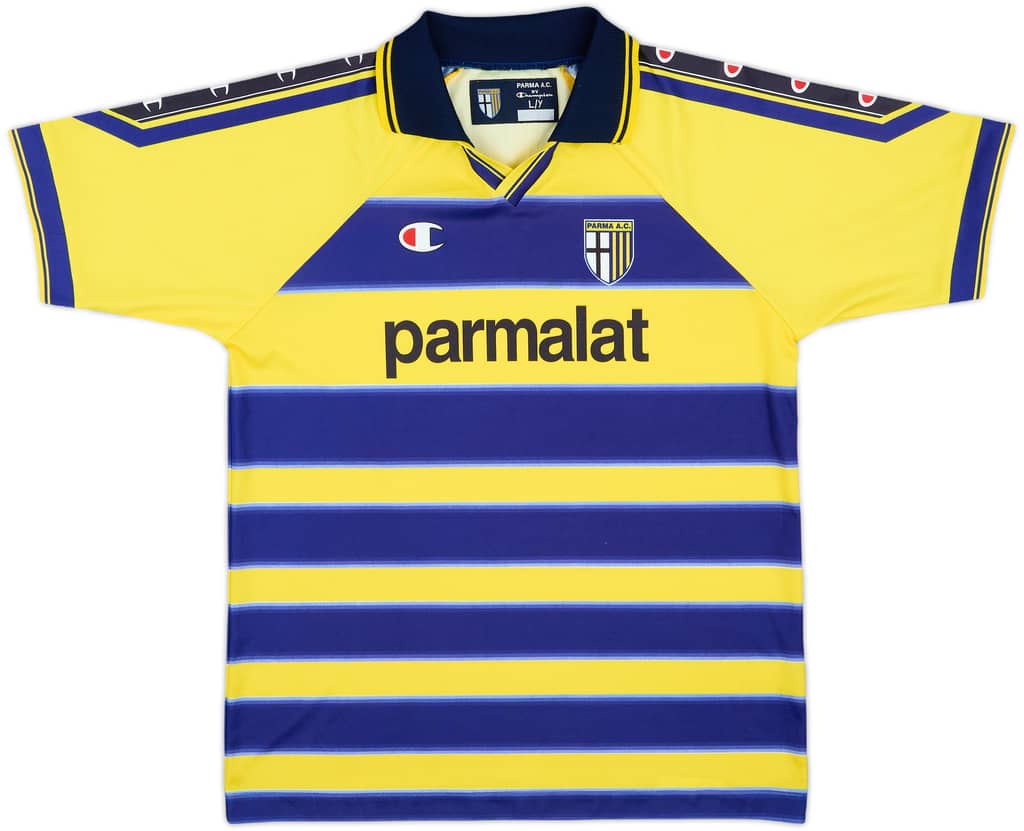 1998-99 Parma Basic Home Shirt - 8/10 - (L.Boys)