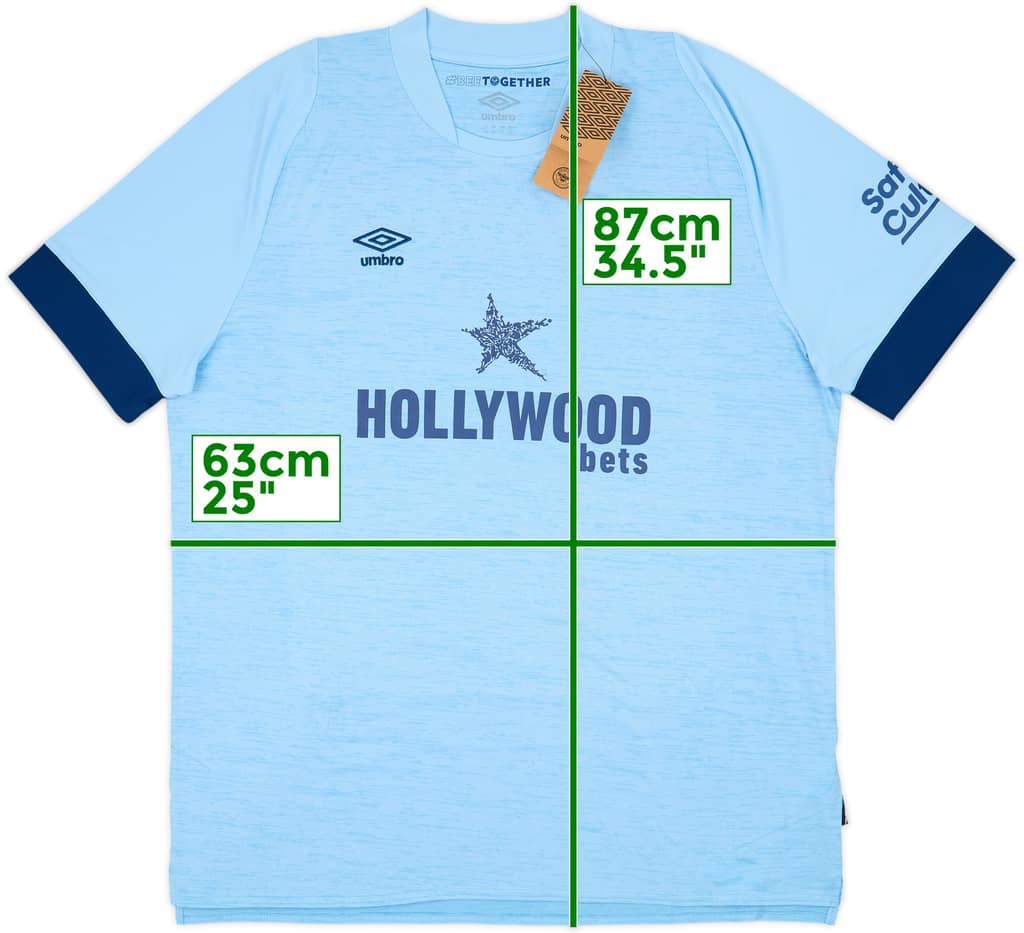 2022-24 Brentford Away Shirt (XXL)