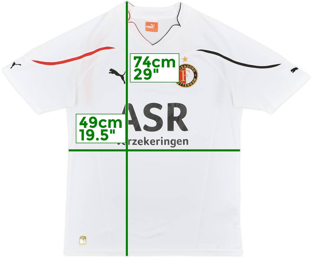 2010-11 Feyenoord Away Shirt - 8/10 - (M)