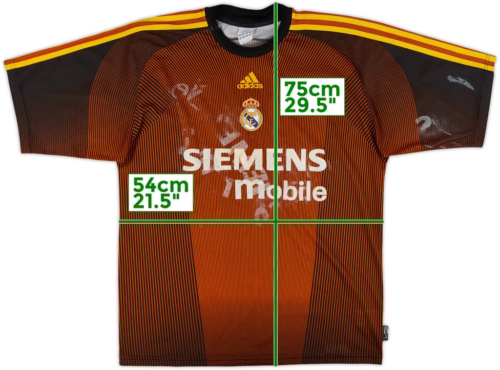 2003-04 Real Madrid GK S/S Shirt - 4/10 - (S)