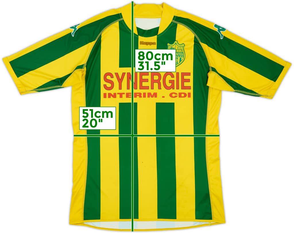 2009-10 Nantes Home Shirt - 4/10 - (XL)