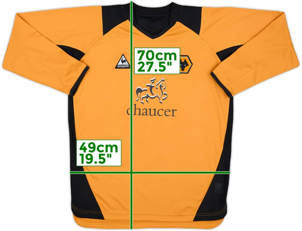 2004-06 Wolves Home L/S Shirt - 7/10 - (M)
