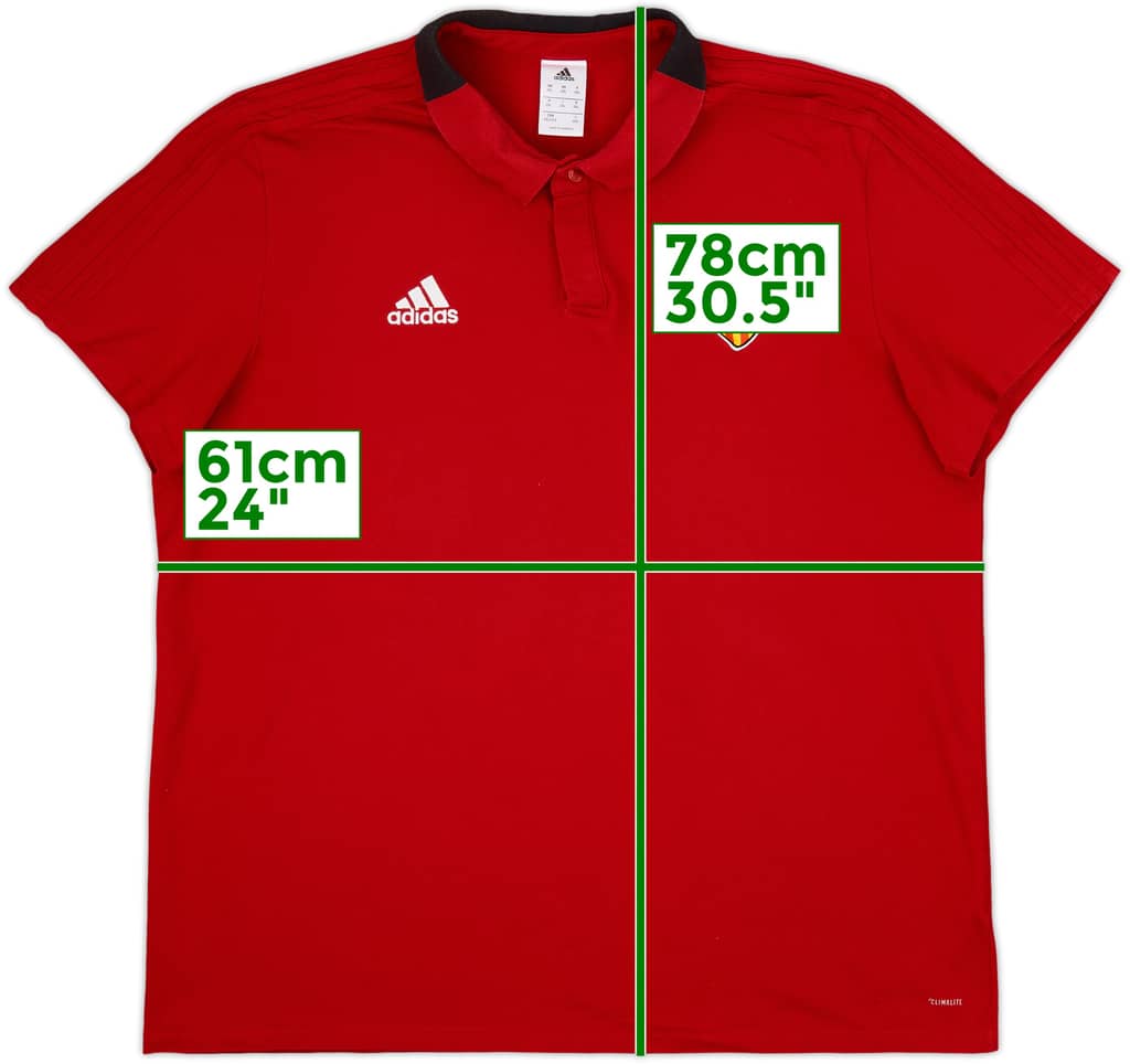 2018-19 Valencia adidas Polo Shirt - 7/10 - (XXL)