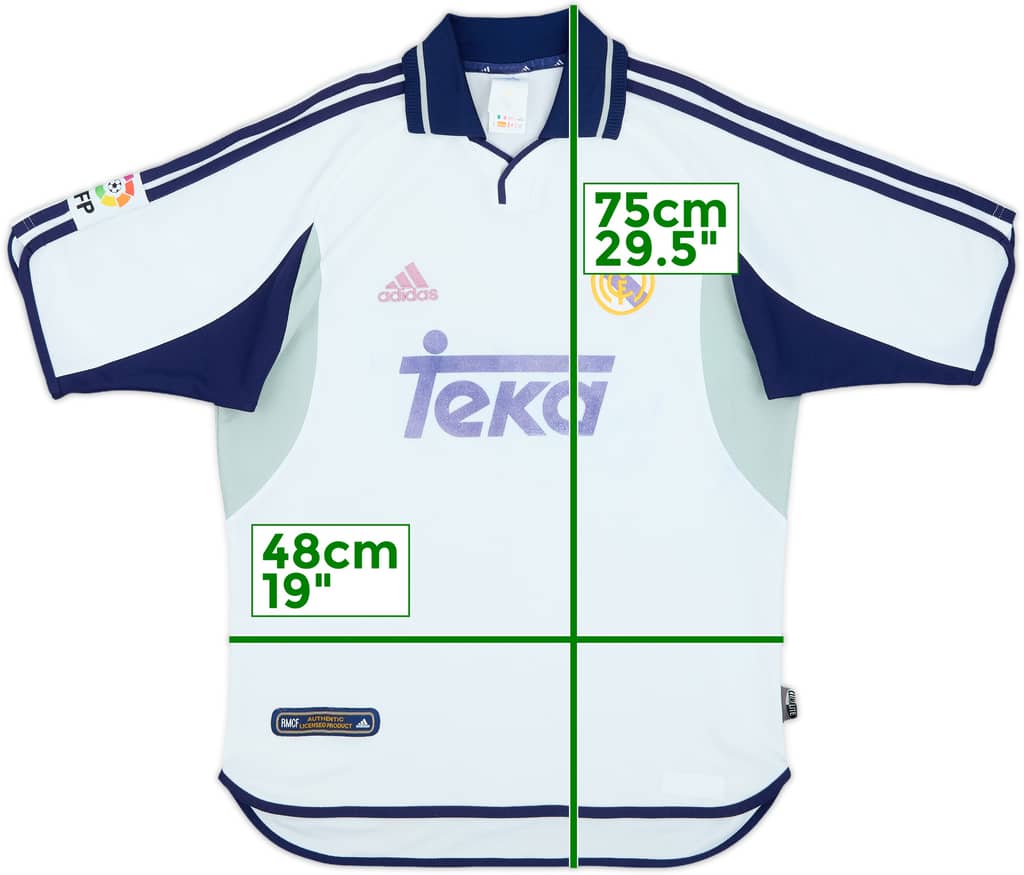 2000-01 Real Madrid Home Shirt - 5/10 - (S)