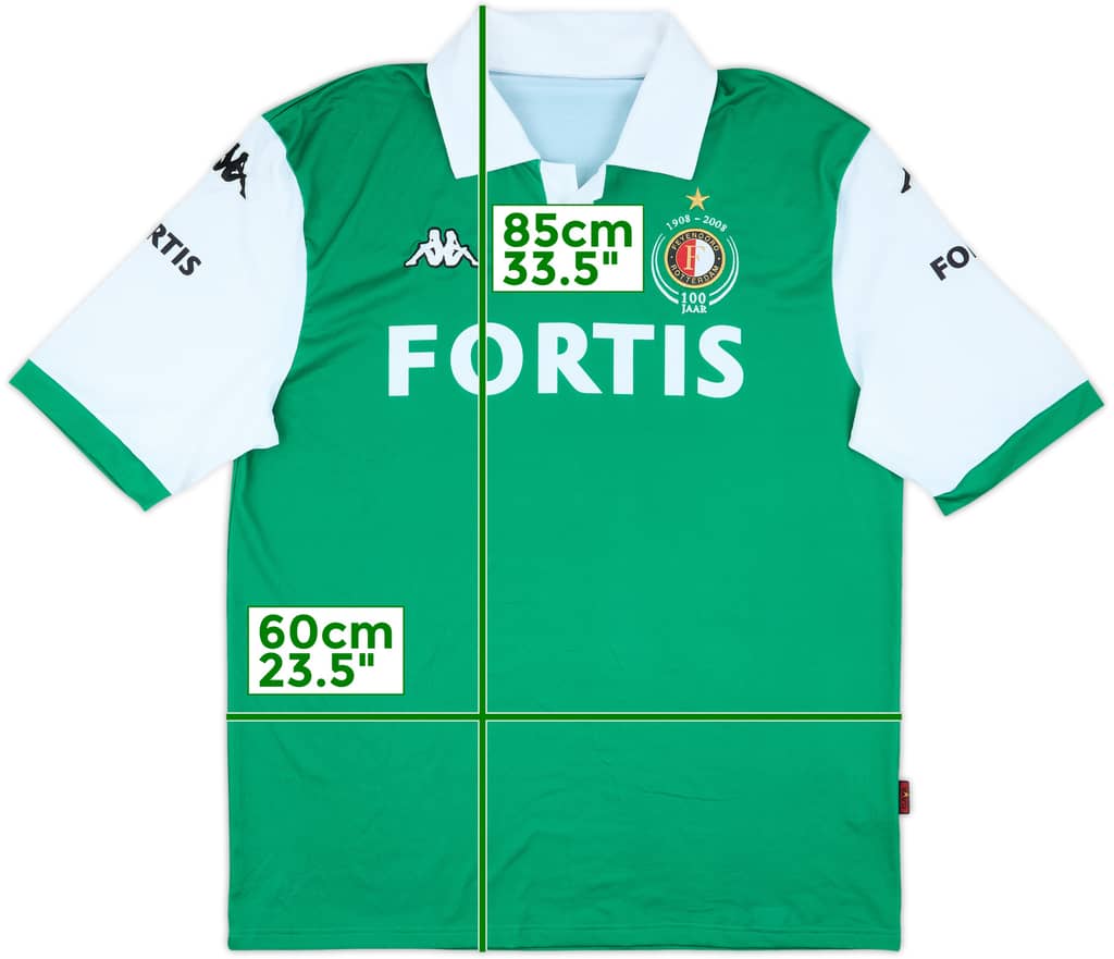 2008-09 Feyenoord Centenary Away Shirt - 9/10 - (5XL)