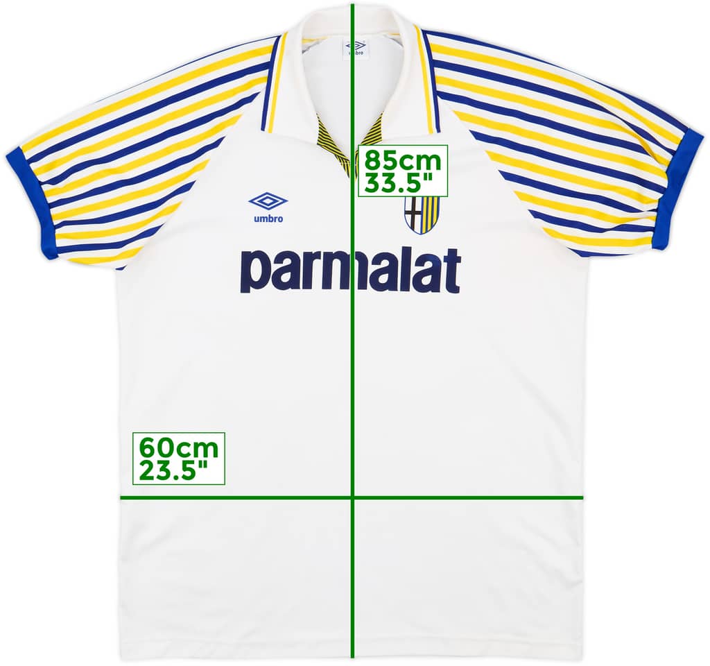 1990-91 Parma Home Shirt - 8/10 - (XL)