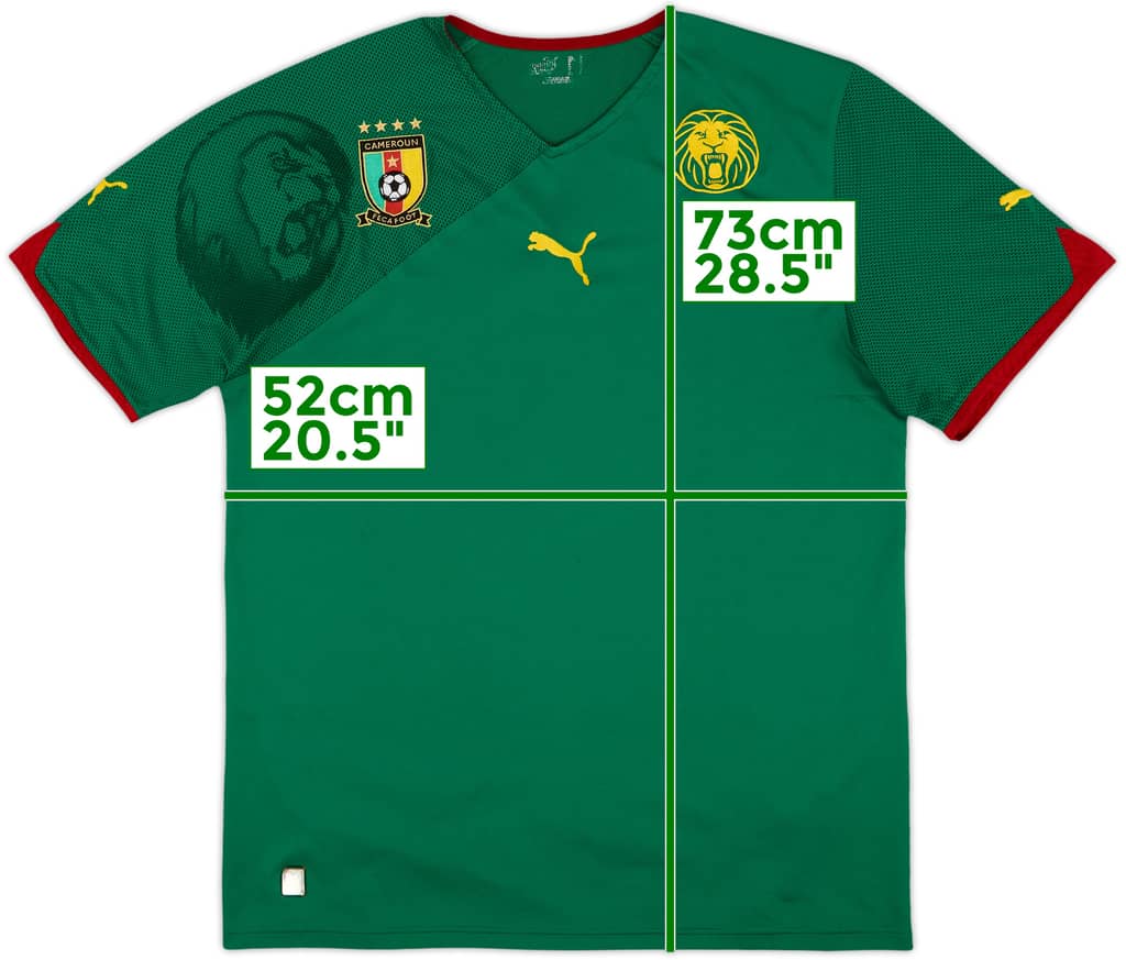 2008-09 Cameroon Home Shirt - 8/10 - (L)