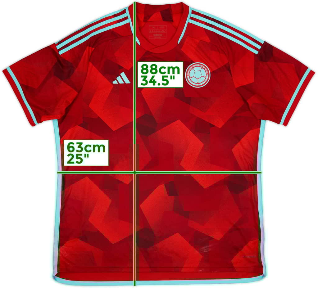2022-23 Colombia Away Shirt - 8/10 - (XXL)