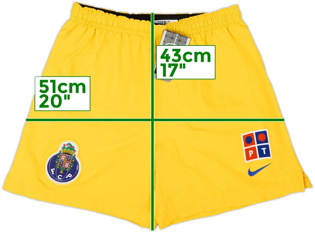 2000-01 Porto Away Shorts (S)