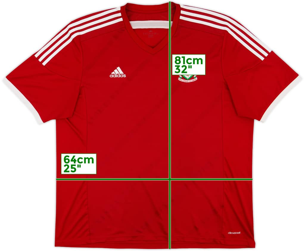 2013-15 Wales Home Shirt - 8/10 - (3XL)