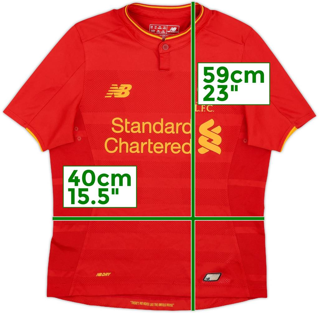 2016-17 Liverpool Home Shirt - 9/10 - (M.Boys)