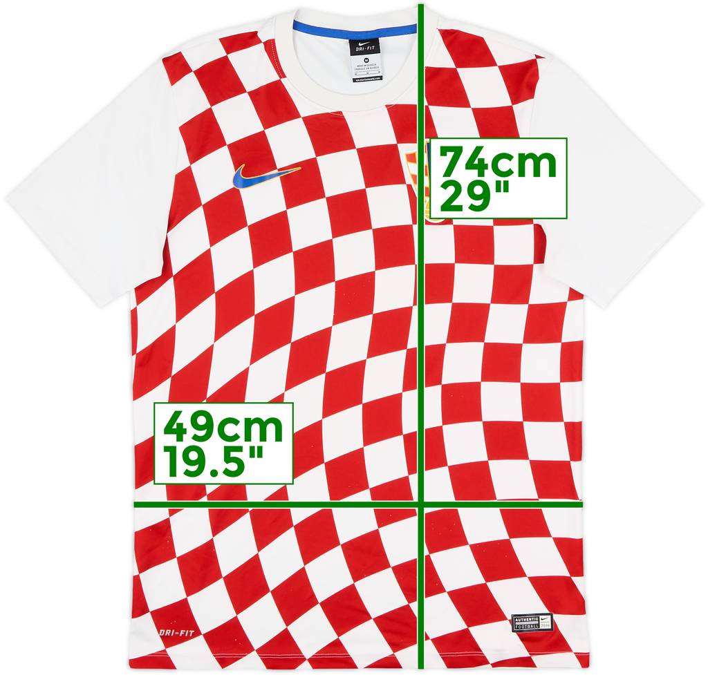 2016-18 Croatia Basic Home Shirt - 6/10 - (M)