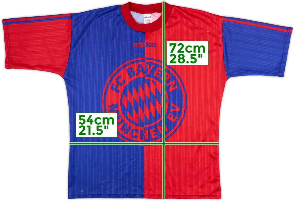 1996-97 Bayern Munich adidas Training Shirt - 7/10 - (M)
