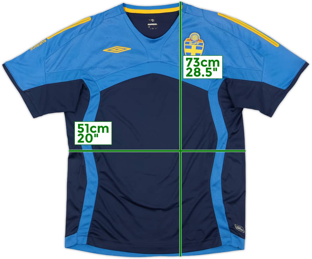 2010-11 Sweden Umbro Training Shirt - 6/10 - (M)