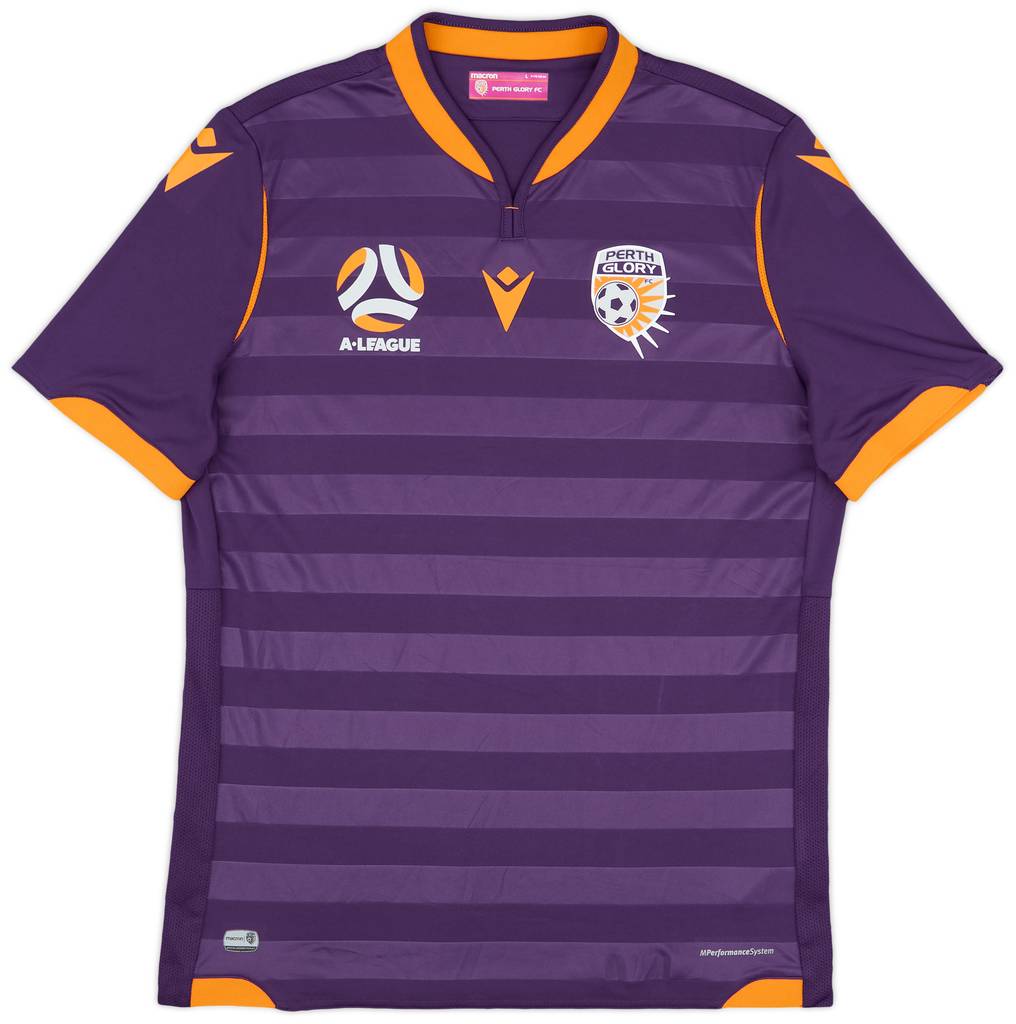 2020-21 Perth Glory Home Shirt - 9/10 - (L)