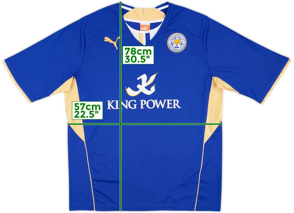 2013-14 Leicester Home Shirt - 6/10 - (XL)