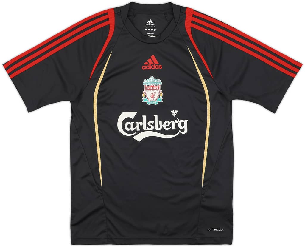2009-10 Liverpool adidas Training Shirt - 9/10 - (S)