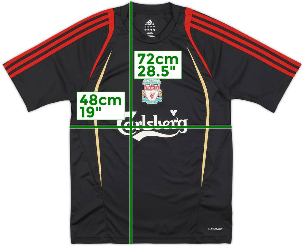 2009-10 Liverpool adidas Training Shirt - 9/10 - (S)