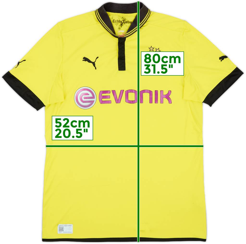 2012-13 Borussia Dortmund Home Shirt - 6/10 - (XL)