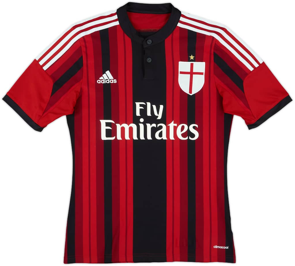 2014-15 AC Milan Home Shirt - 8/10 - (S)