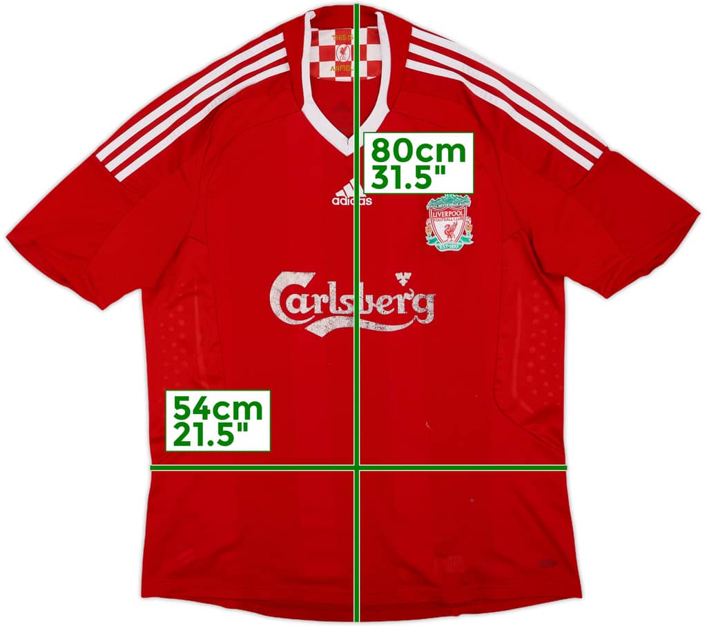 2008-10 Liverpool Home Shirt - 4/10 - (L)