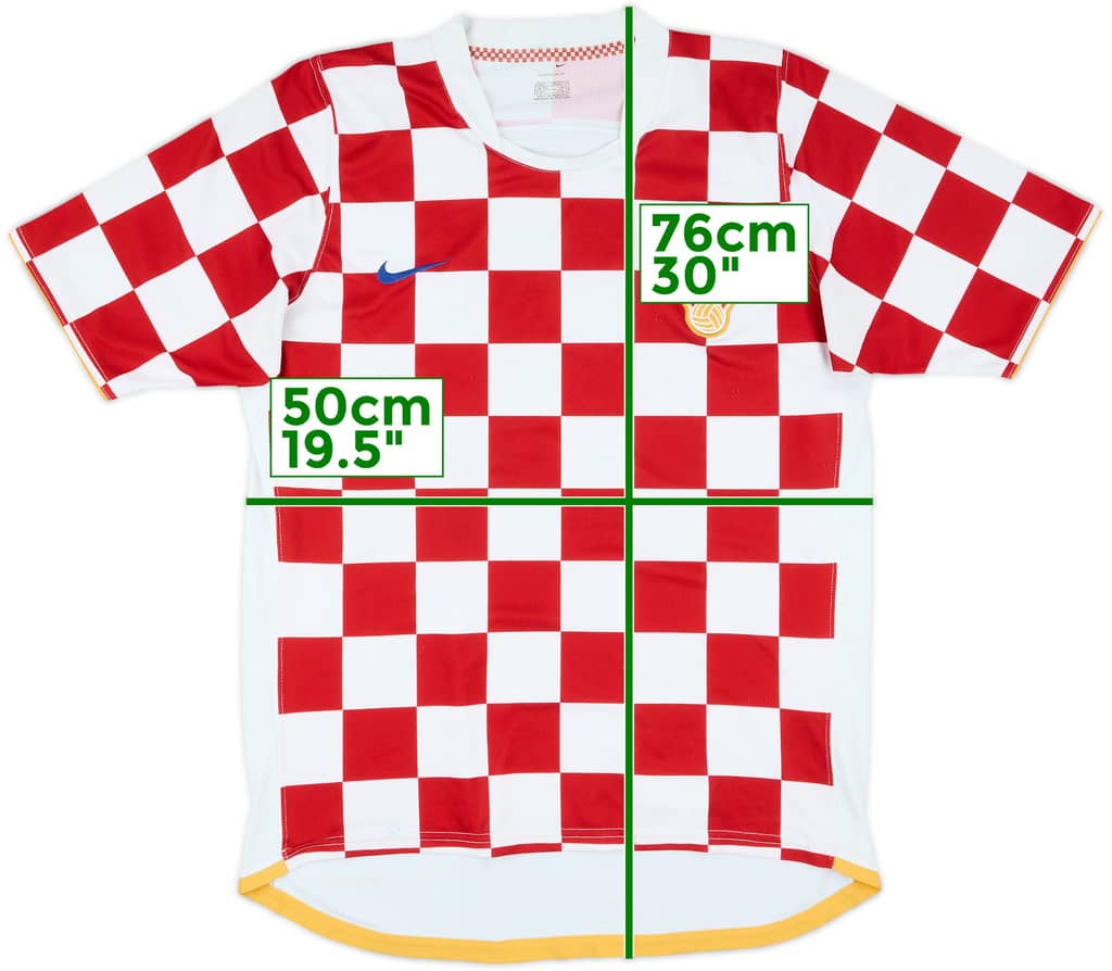 2006-08 Croatia Home Shirt - 8/10 - (M)