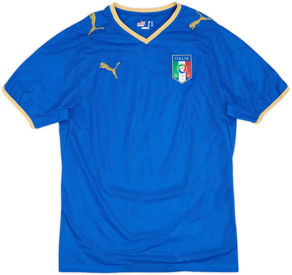 2007-08 Italy Home Shirt - 9/10 - (S)