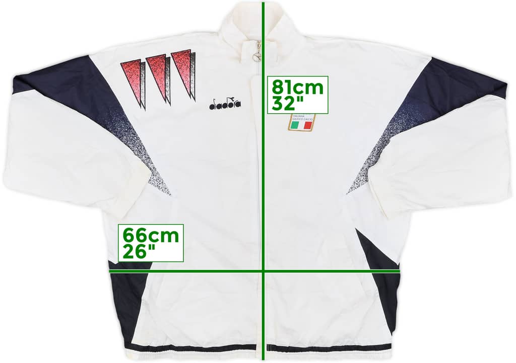 1992 Italy Diadora Track Jacket - 8/10 - (XL)