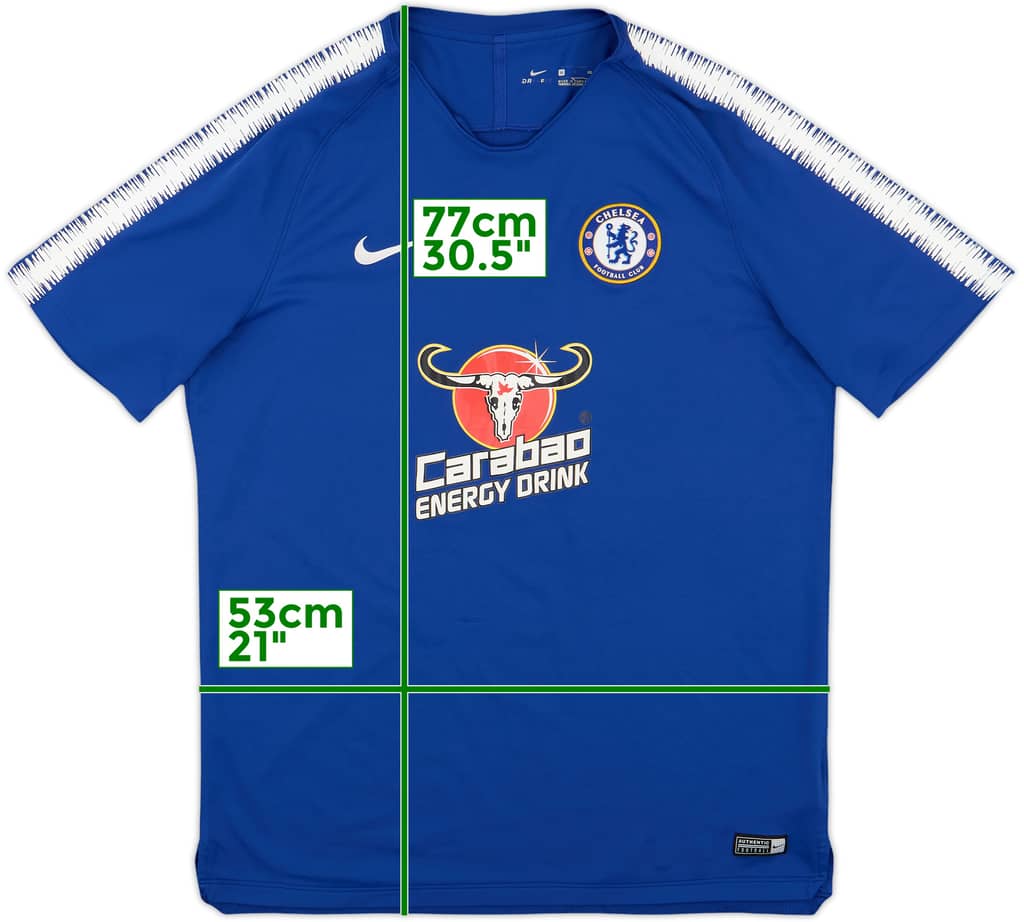 2018-19 Chelsea Nike Training Shirt - 9/10 - (XL)