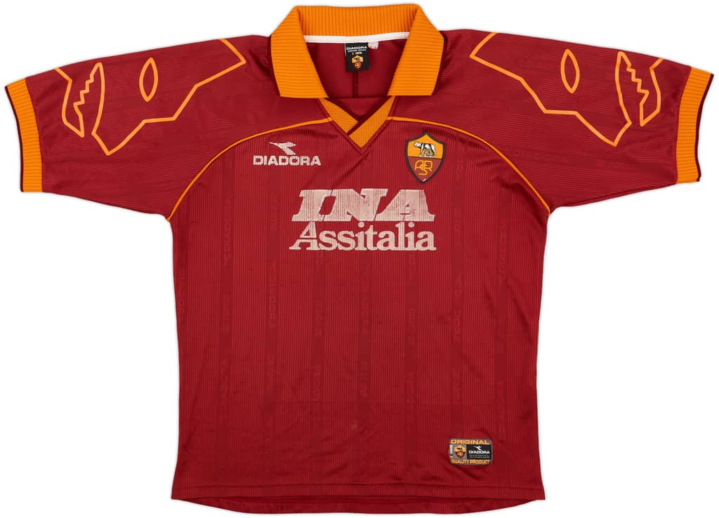 1999-00 Roma Home Shirt - 5/10 - (L)