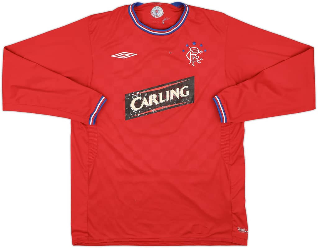 2009-10 Rangers Away L/S Shirt - 4/10 - (L)