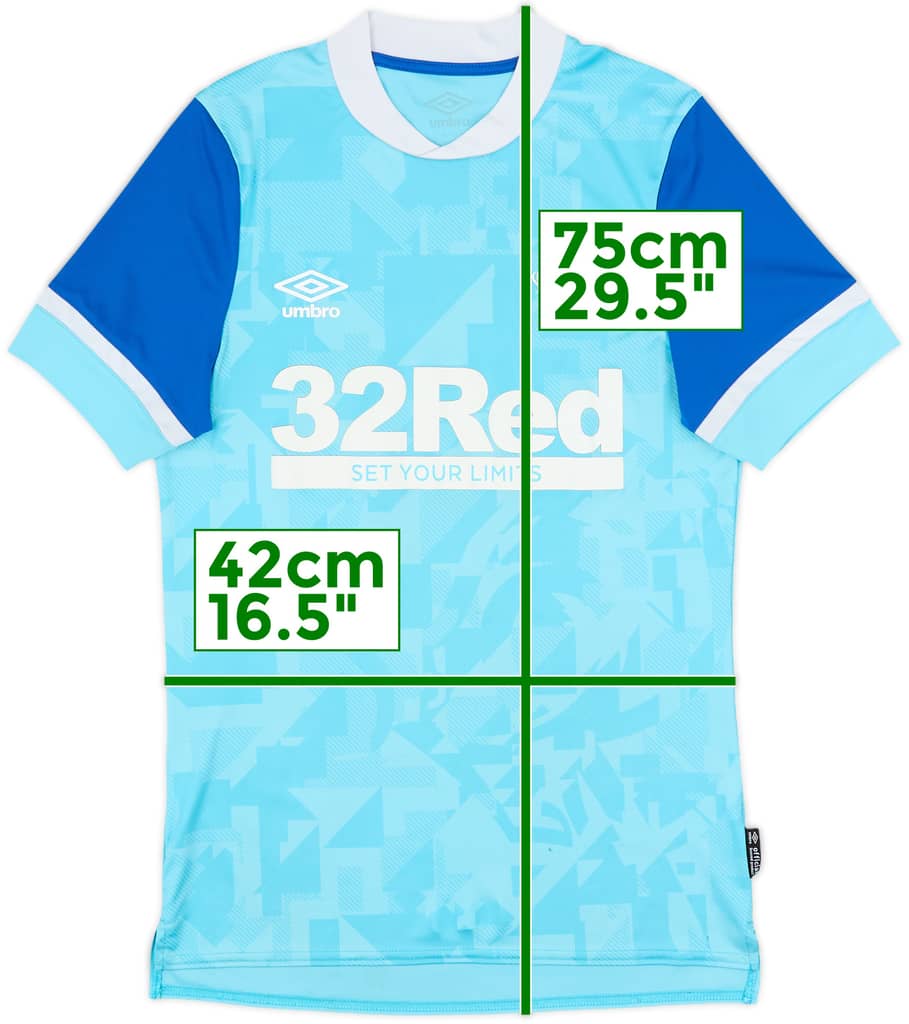 2021-22 Derby County Away Shirt - 7/10 - (S)