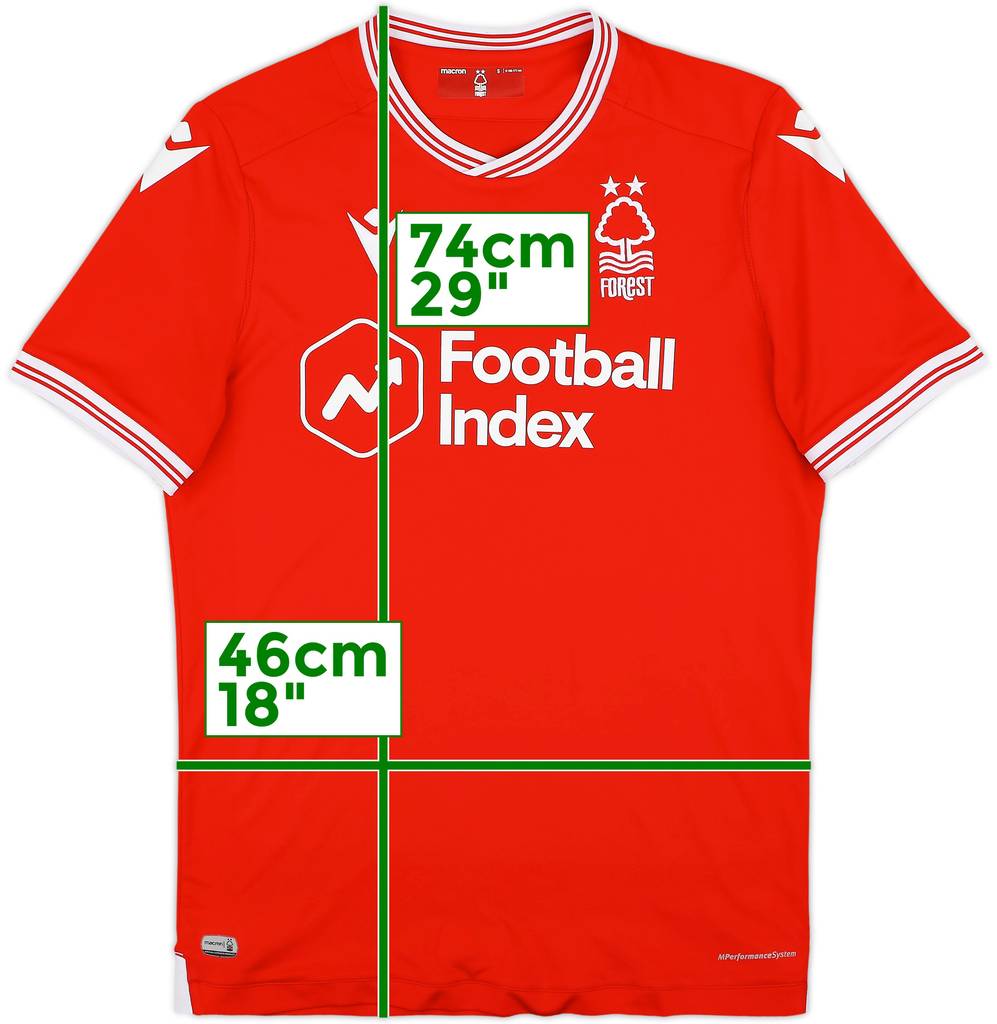2020-21 Nottingham Forest Home Shirt - 9/10 - (S)
