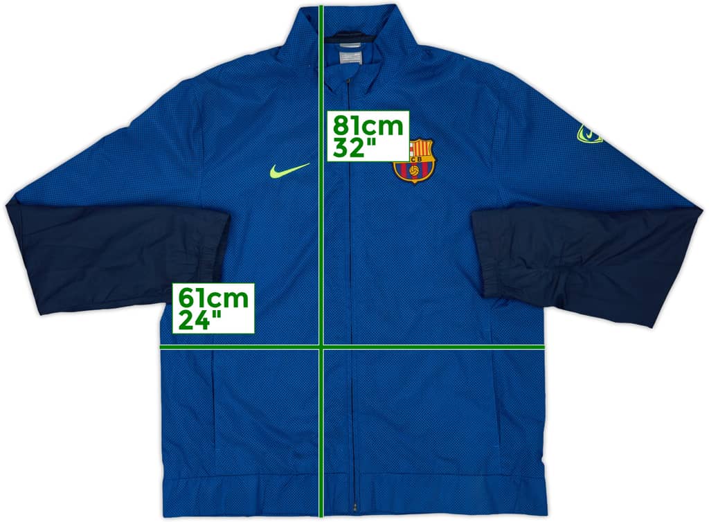2009-10 Barcelona Nike Track Jacket - 8/10 - (XL)