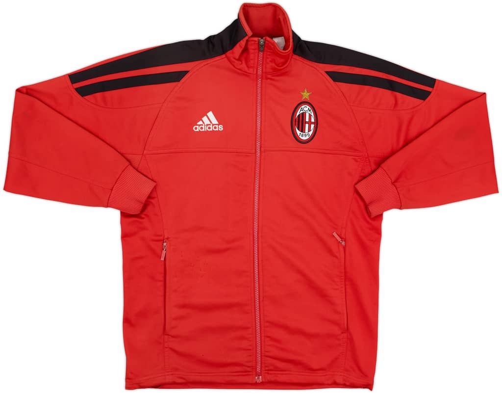 2001-02 AC Milan adidas Track Jacket - 8/10 - (L.Boys)