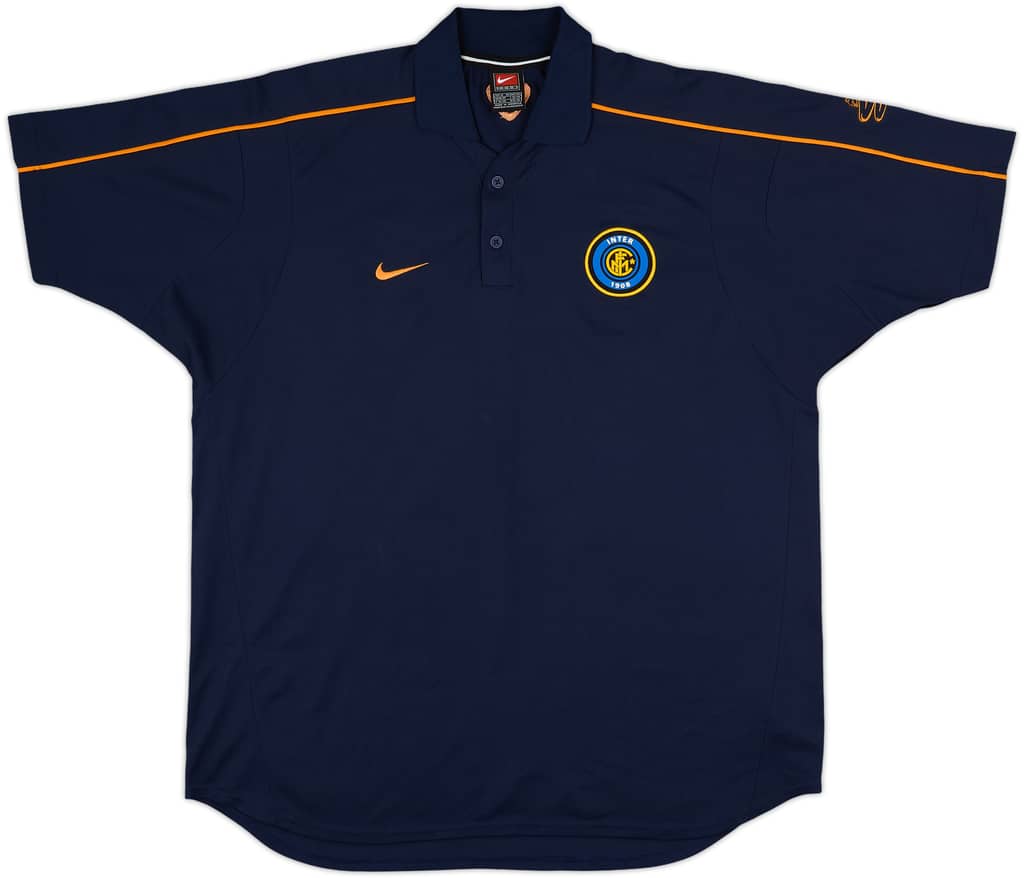 2001-02 Inter Milan Nike Polo Shirt - 9/10 - (XL)