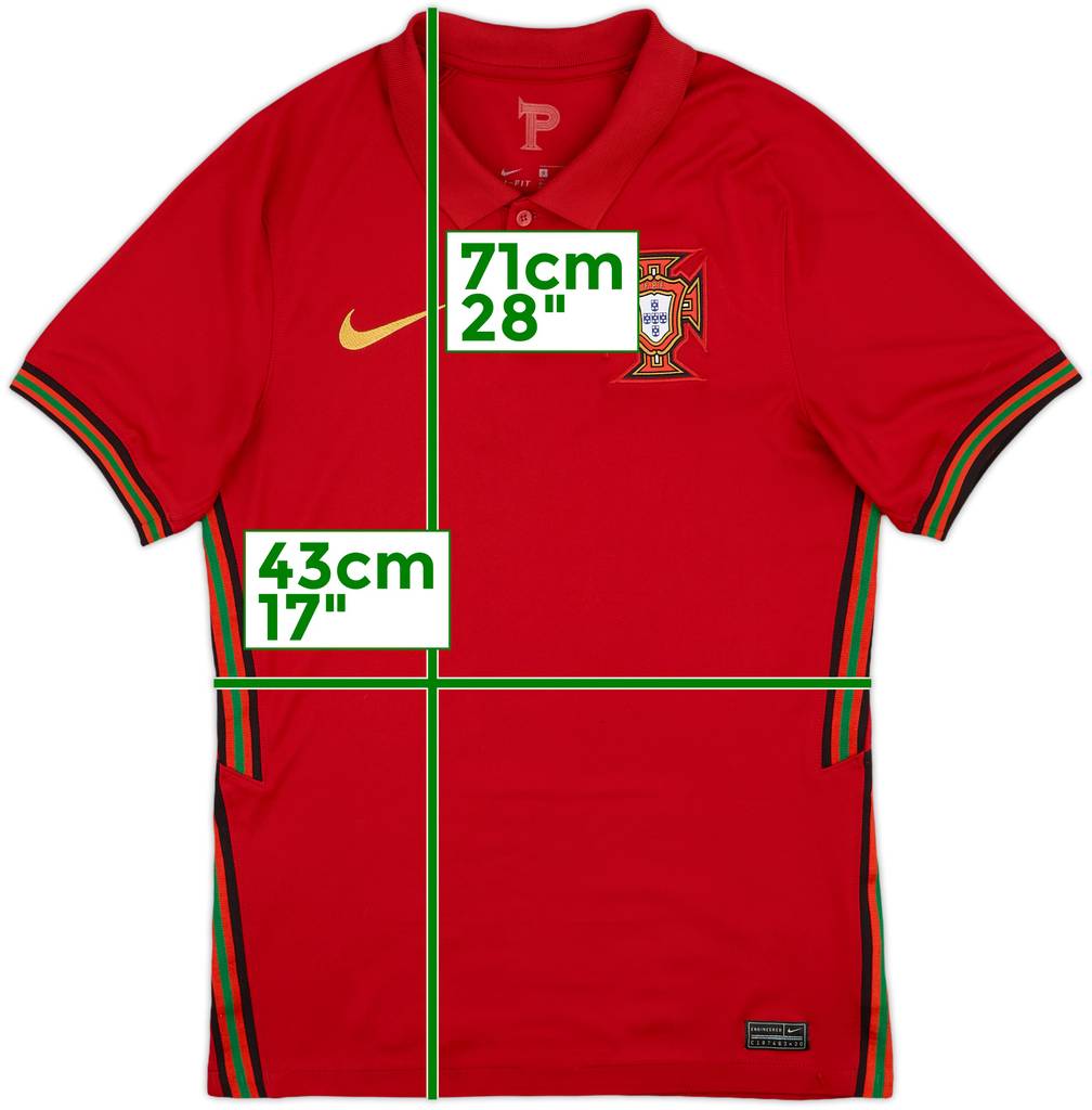 2020-21 Portugal Home Shirt - 8/10 - (S)