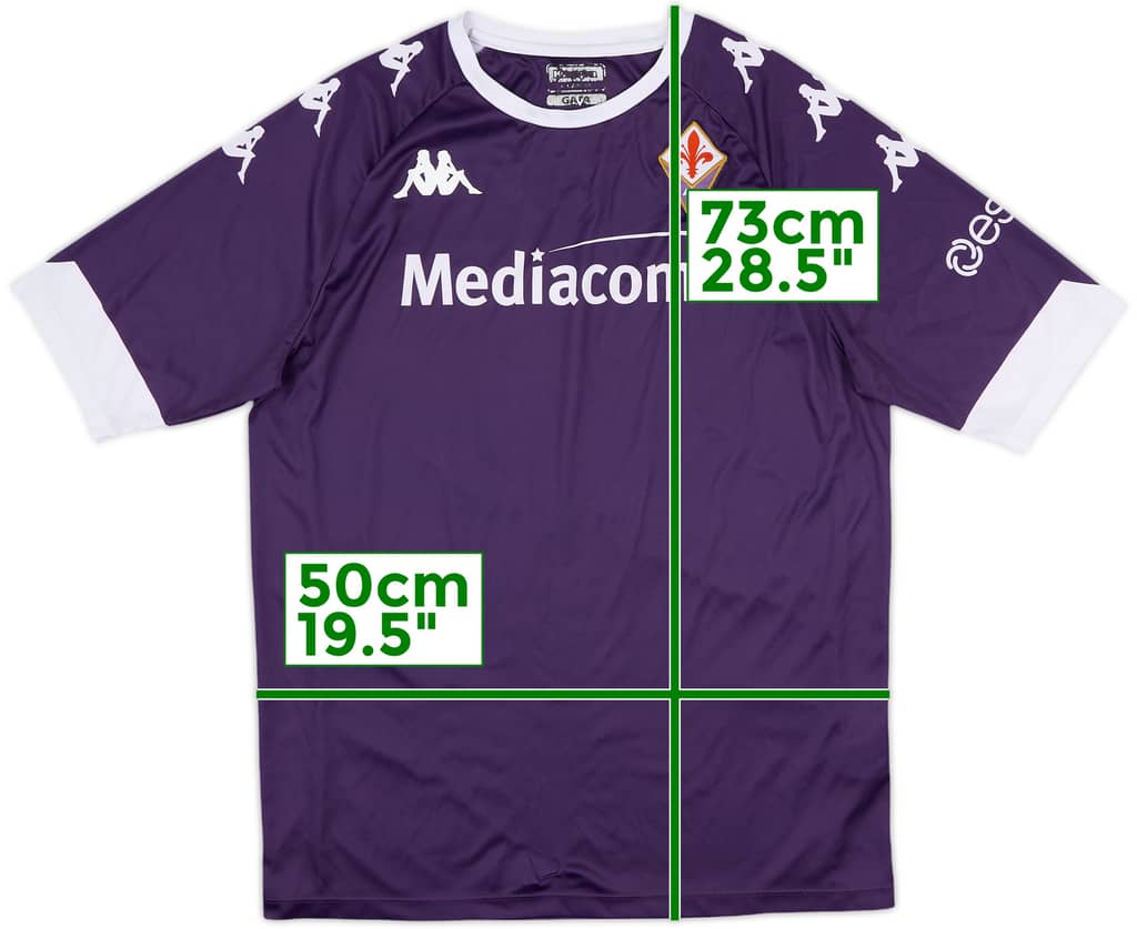 2020-21 Fiorentina Home Shirt - 6/10 - (XL)