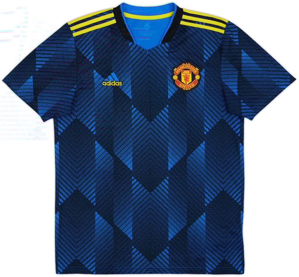 2021-22 Manchester United Third Shirt - 4/10 - (M)