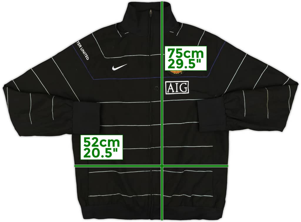 2008-09 Manchester United Nike Track Jacket - 5/10 - (M)
