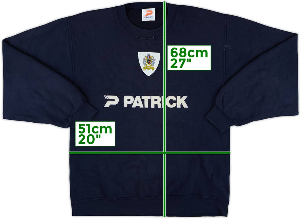 1999-01 Stockport County Patrick Sweat Top - 8/10 - (S)
