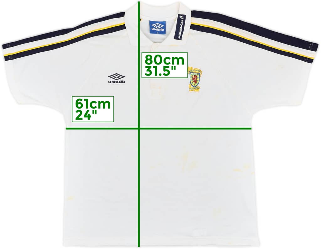 1998-99 Scotland Umbro Polo Shirt - 4/10 - (XL)