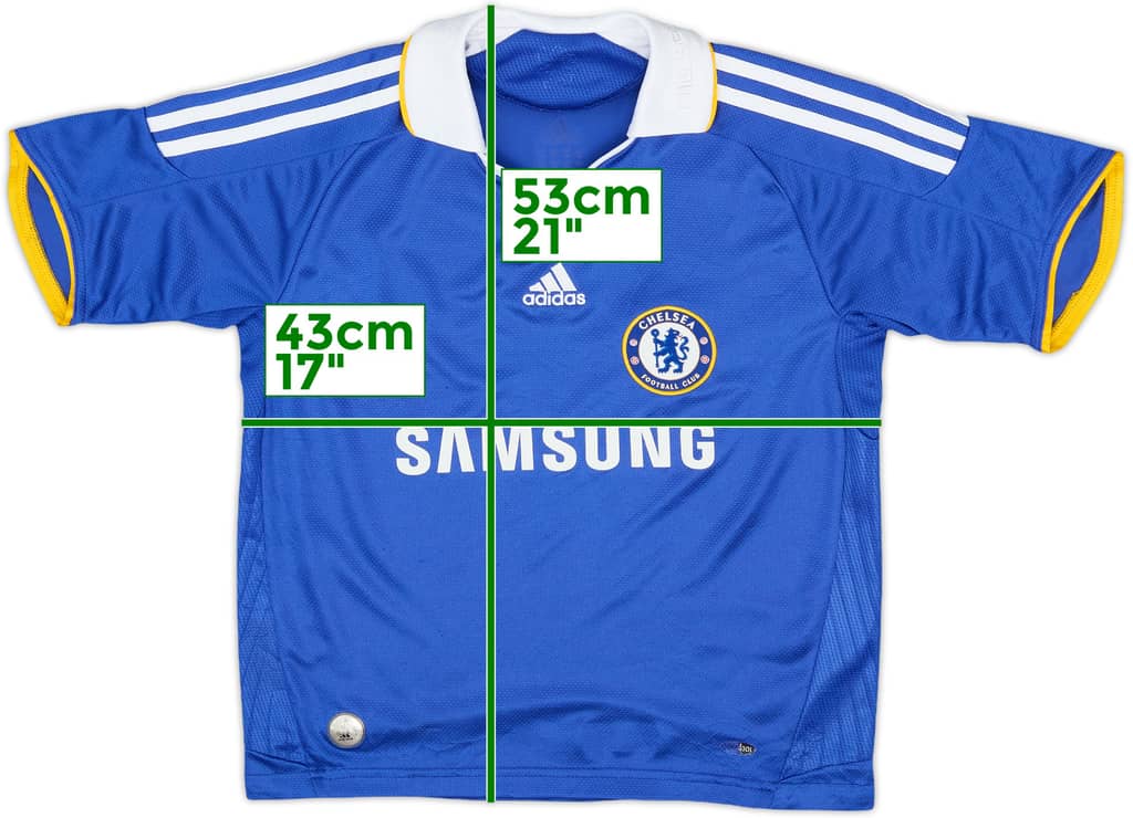 2008-09 Chelsea Home Shirt - 7/10 - (L.Boys)