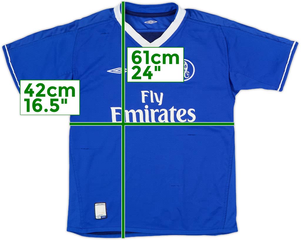 2003-05 Chelsea Home Shirt - 6/10 - (M.Boys)
