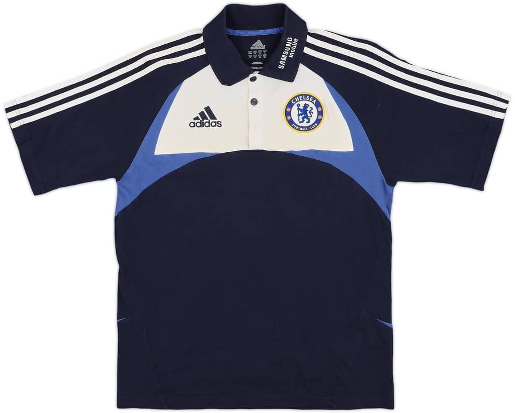 2007-08 Chelsea adidas Polo Shirt - 7/10 - (S)
