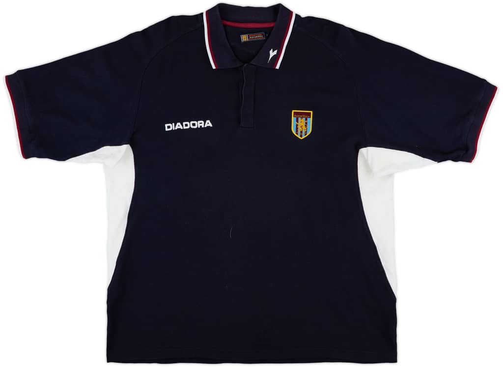 2003-04 Aston Villa Diadora Polo Shirt - 8/10 - (L)