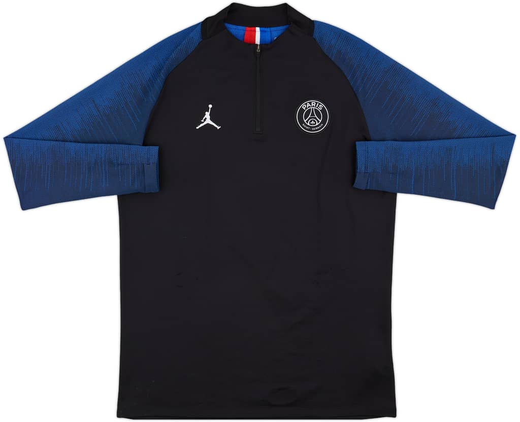 2020-21 Paris Saint-Germain Nike 1/4 Zip Drill Top - 8/10 - (L)
