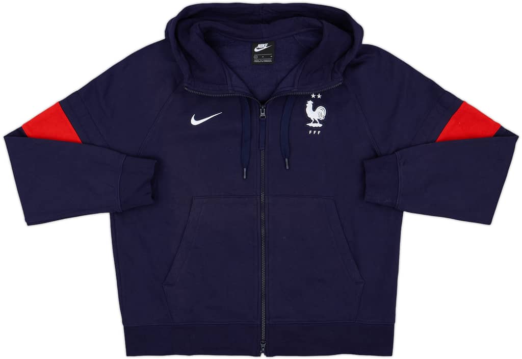 2020-21 France Nike Hooded Track Jacket - 8/10 - (M)