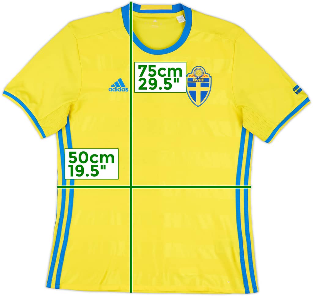 2016-17 Sweden Home Shirt - 6/10 - (M)