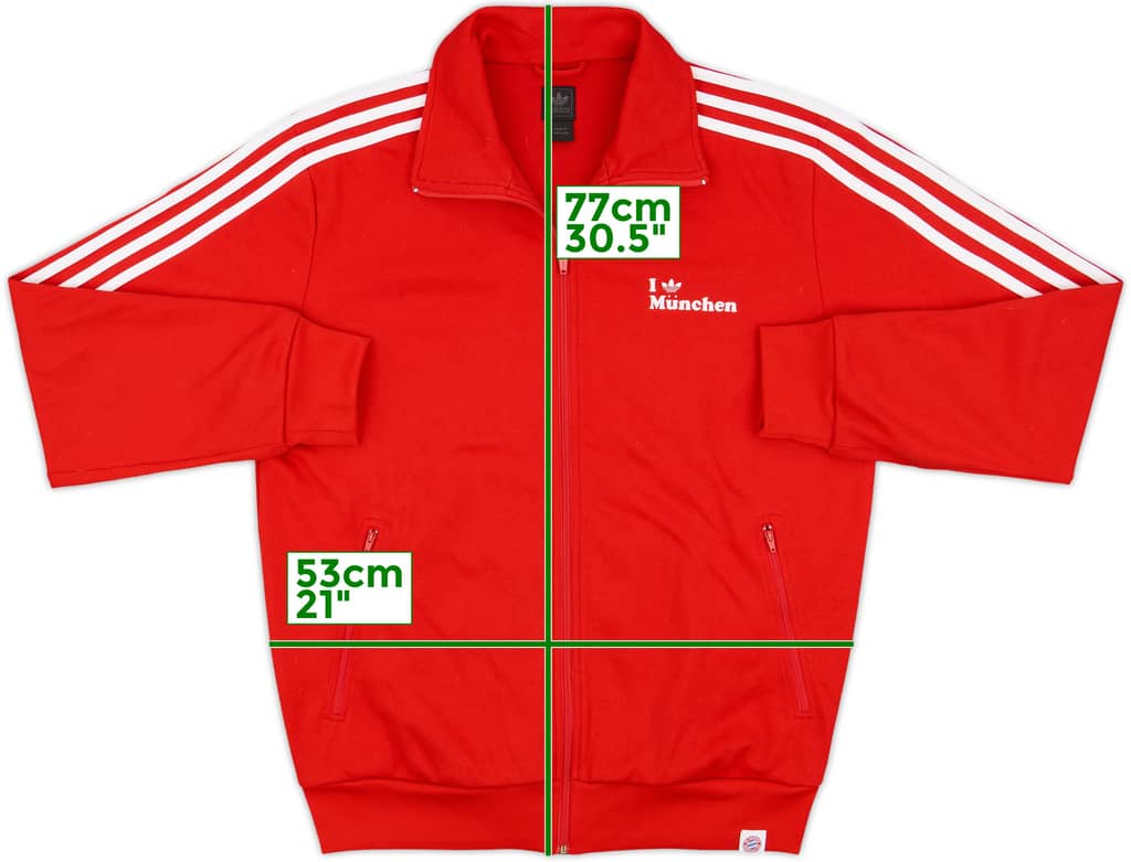 2007-08 Bayern Munich adidas Originals Track Jacket - 8/10 - (L)